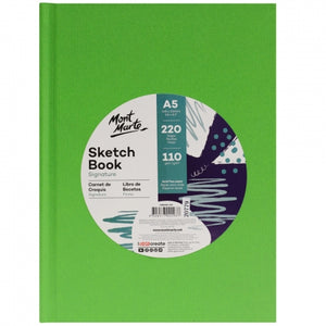 MM Sketch Book A5 Hard Cover 220pg 110gsm