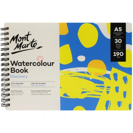 MM Watercolour Book 190gsm A5.MSB0123