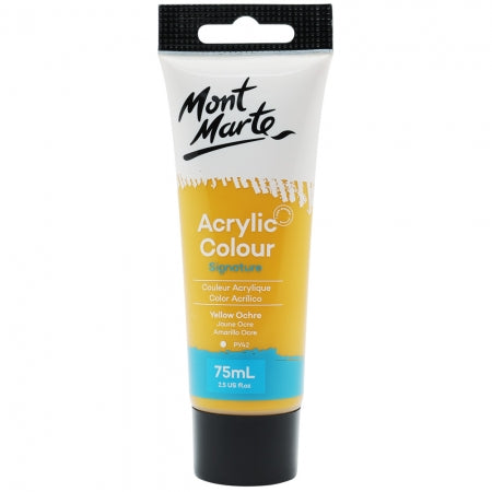 MM Acrylic Colour Paint 75ml - Yellow Ochre.MSCH7505