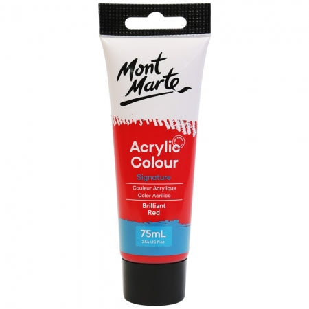 MM Acrylic Colour Paint 75ml - Brilliant Red .MSCH7510