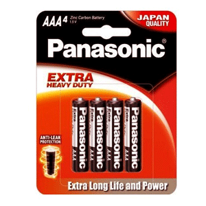 Panasonic H/D AAA Batteries  PA/AAA/EH