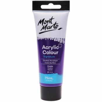 MM Acrylic Colour Paint 75ml - Purple . MSCH7516