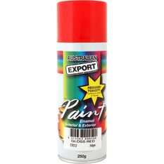 Export Aerosol Spray Paint - Enamel, Gloss Red, 250g  EX012