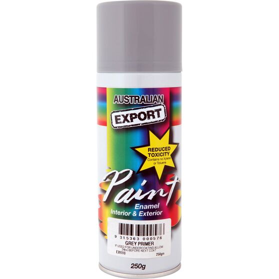 Export Aerosol Spray Paint - Enamel, Grey Primer, 250g  EX010