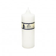 CANDLE CHURCH 7X20CM - WHITE    CNPL720W