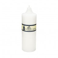 CANDLE CHURCH 7.5X22.5CM - WHITE. CNPL39W