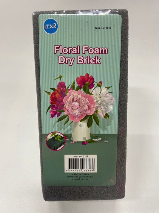 1pce Dry Floral Foam Brick -11x22x7cm. 2212