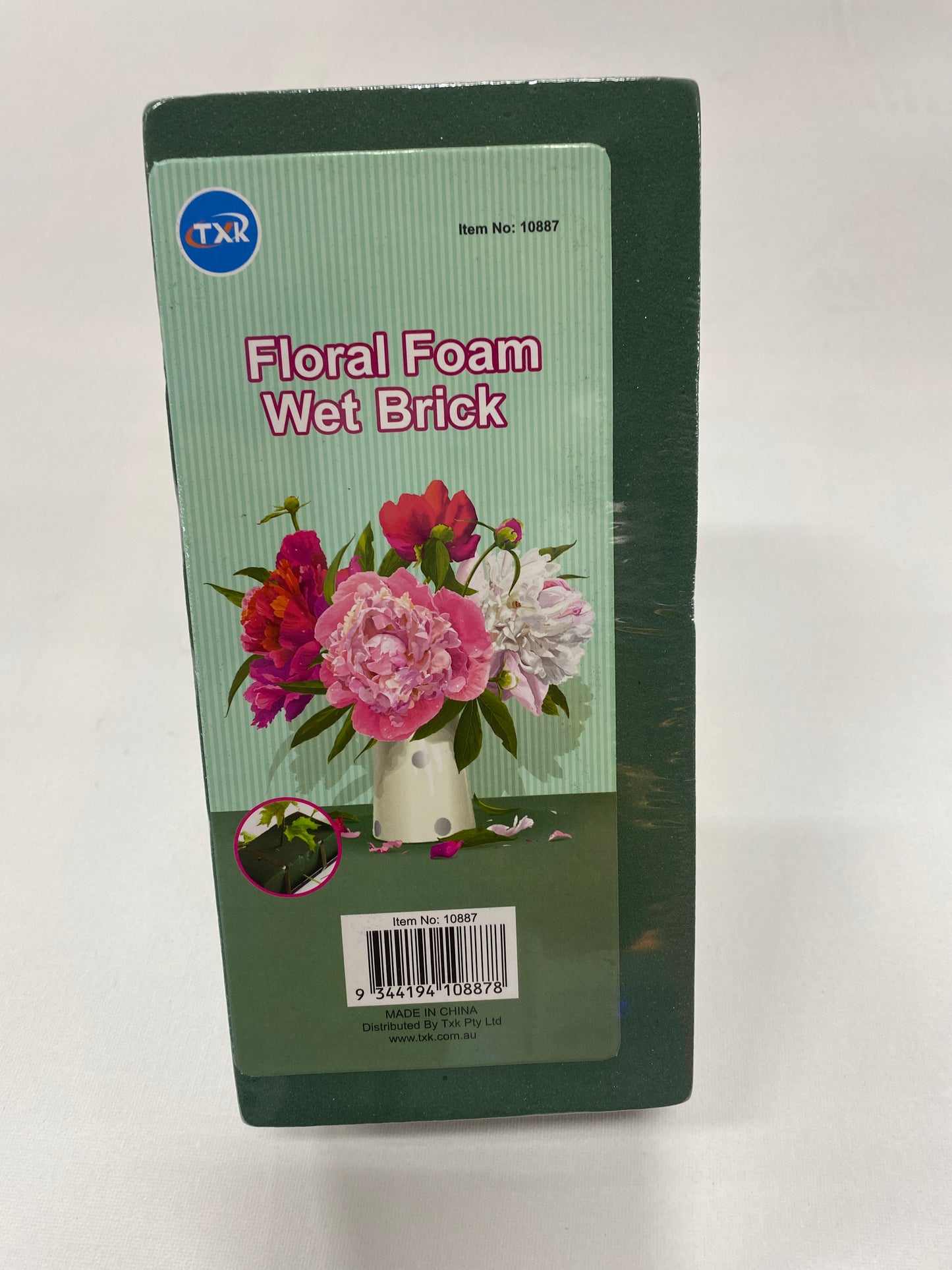 1pce Wet Floral Foam Brick -11x22x7cm. 10887