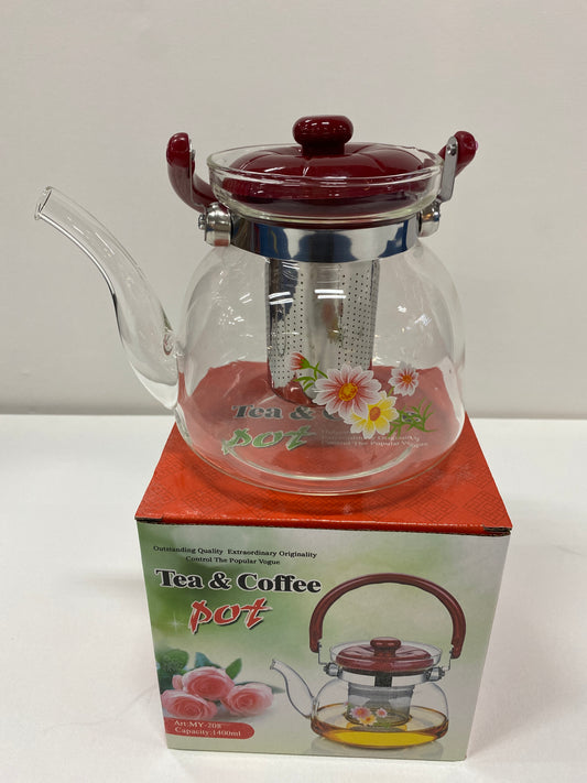 Glass Tea pot 1409ml. Kwp208