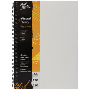 MM Visual Diary Paper Cover 120pg 110gsm A4.MSB0074