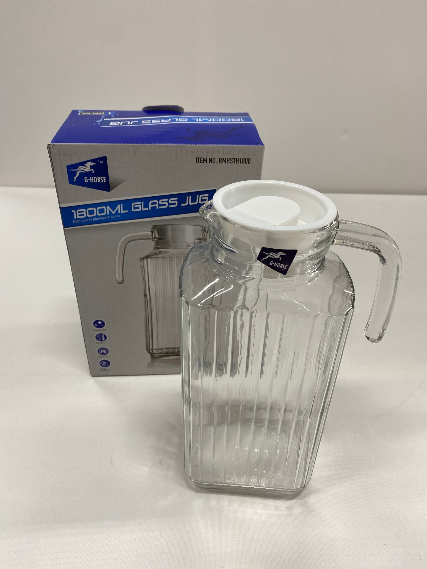 Glass jug 1800ml. BMHSTH1800