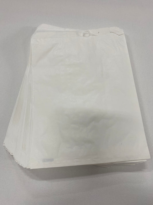 2 LONG GPL Greaseproof 2-PLY Paper Bags 50/pk (1754x245mm) -WHTE  2LGGPL-W