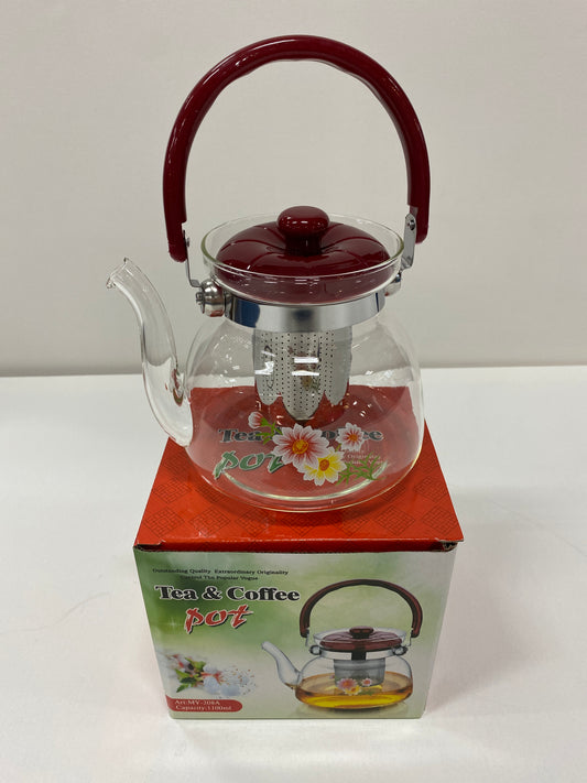 Glass Teapot 1100ml  KWP208c