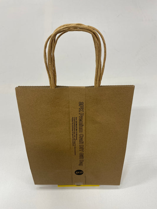 3pk Craft Gift bag -20x25x12cm. 2542