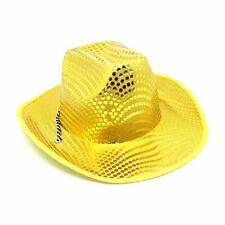 Sequin Cowboy Hat-YELLOW. 21870-08