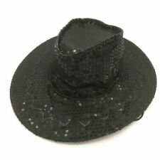 Deluxe Sequin Cowboy Hat-BLACK (21569-01)