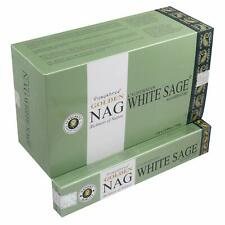 Golden Nag Californian White Sage Incense Sticks Agarbatti -15 Gm Each