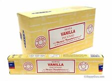 ‘Vanilla’ (Earth) Incense Sticks Nag Champa Satya Sai Baba -15g Packets