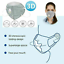 P2/KN95 Respirator Mask Exhalation Valve Filter